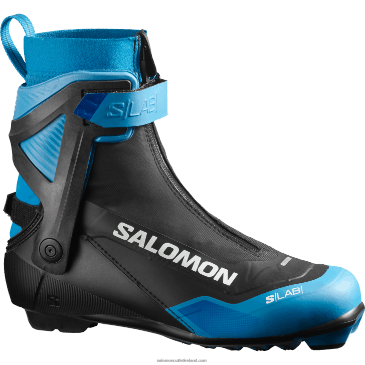 Black/Process Blue 0600F1409 Junior - Kids' Skating Classic Nordic Boots - S/Lab Skiathlon Cs Salomon