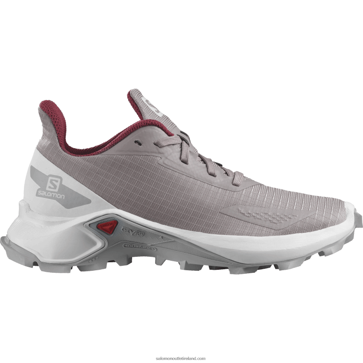 Quail/White/Pearl Blue 0600F1350 Junior - Kids' Shoes - Alphacross Blast Salomon