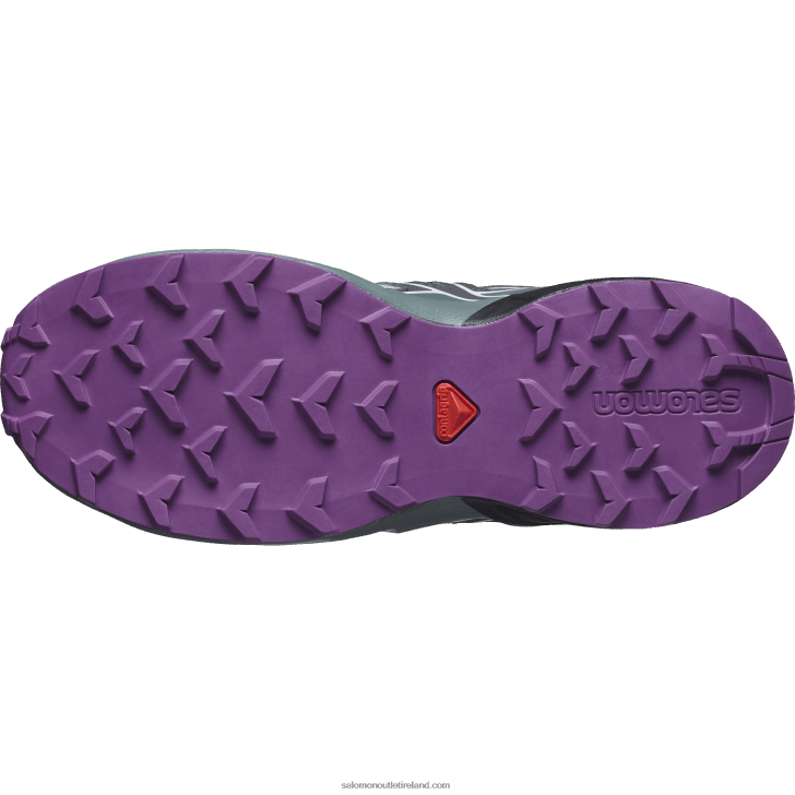 Quarry/Black/Sparkling Grape 0600F1353 Junior - Kids' Shoes - Speedcross Salomon