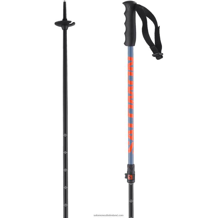 Copen Blue/Orange 0600F1384 Junior - Kids' Alpine Poles - Mtn Jr Salomon
