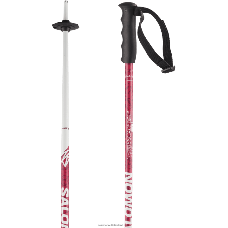 Pink 0600F1383 Junior - Kids' Alpine Poles - Brigade Jr Salomon