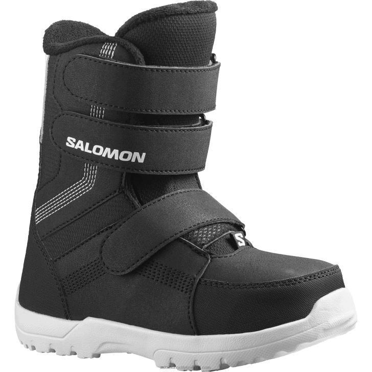 Black/White 0600F1403 Junior - Kids' Snowboard Boots - Whipstar Salomon
