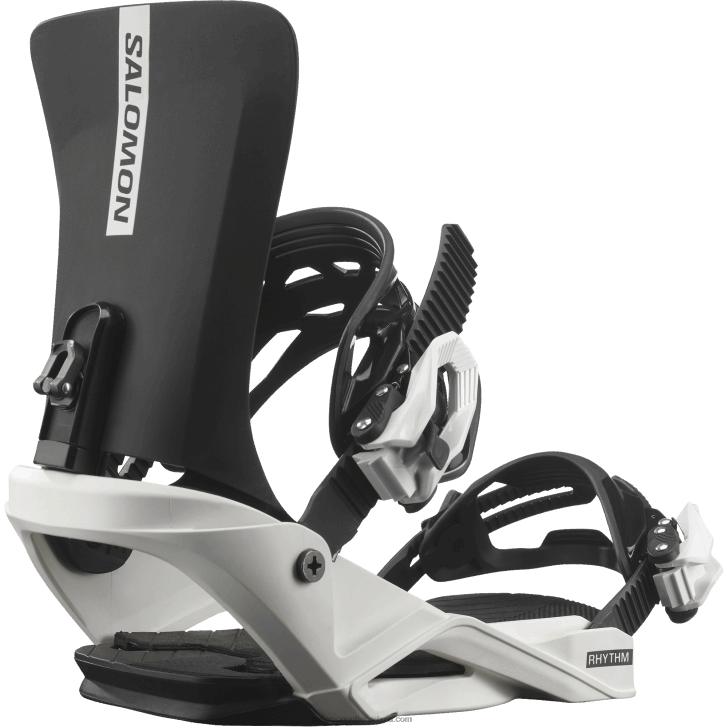 Black/White 0600F1405 Junior - Kids' Snowboard Bindings - Rhythm Salomon