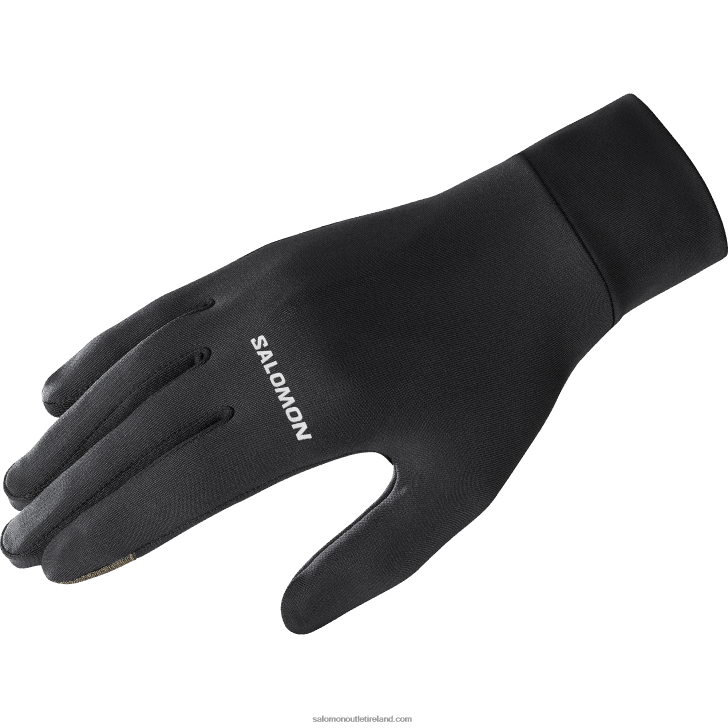 Deep Black 0600F474 Men's Gloves - Cross Warm Salomon