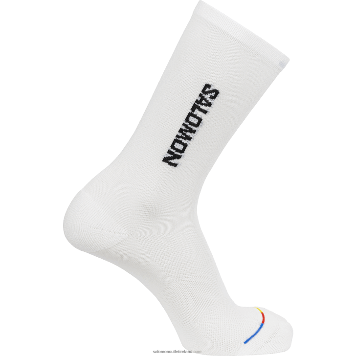 White/Black 0600F460 Men's Socks - 365 Crew Salomon