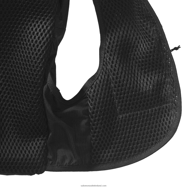 Black 0600F325 Men's Running Vest with flasks included - Active Skin 8 Salomon