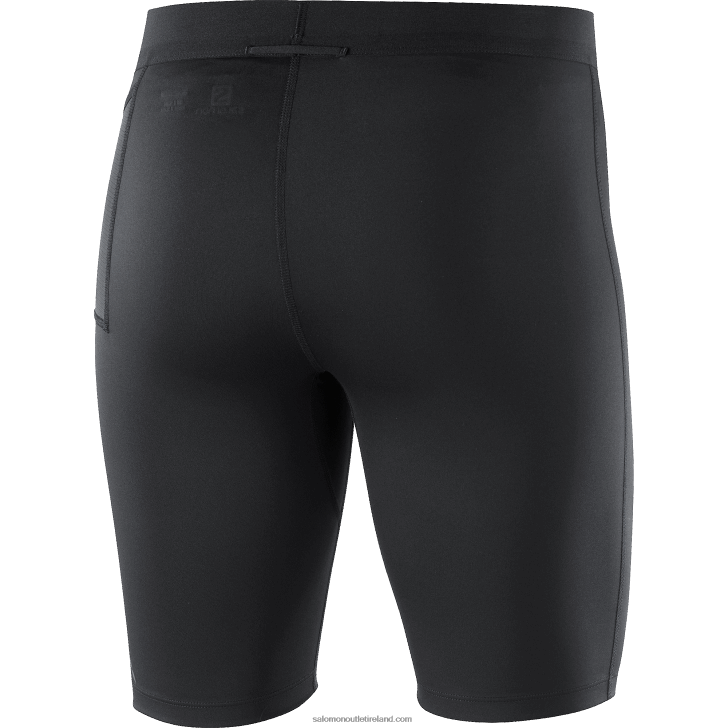 Deep Black 0600F254 Men's Tights - Cross 9 Salomon