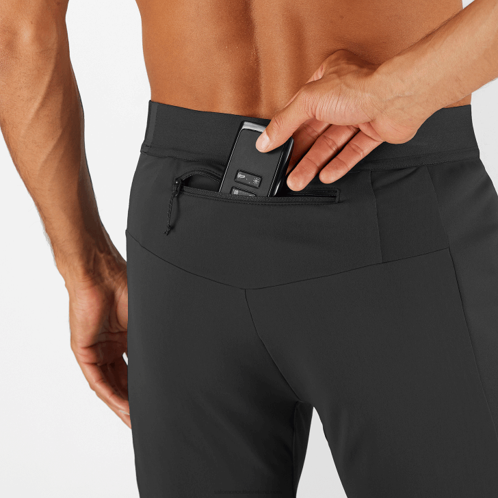 Deep Black 0600F255 Men's Tights - Gore-Tex Infinium Windstopper Salomon