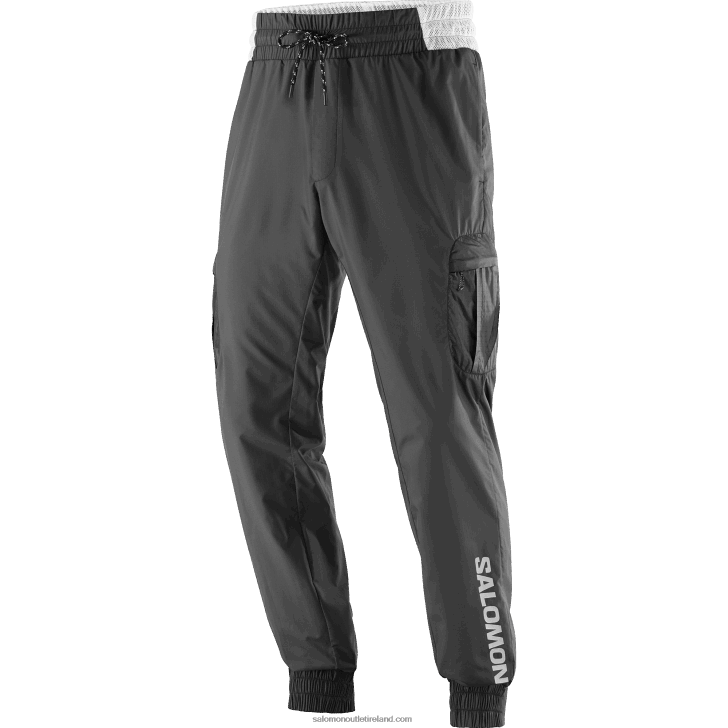 Deep Black/White 0600F247 Men's Pants - Equipe Salomon