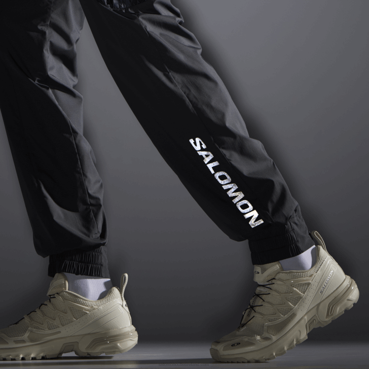 Deep Black/White 0600F247 Men's Pants - Equipe Salomon