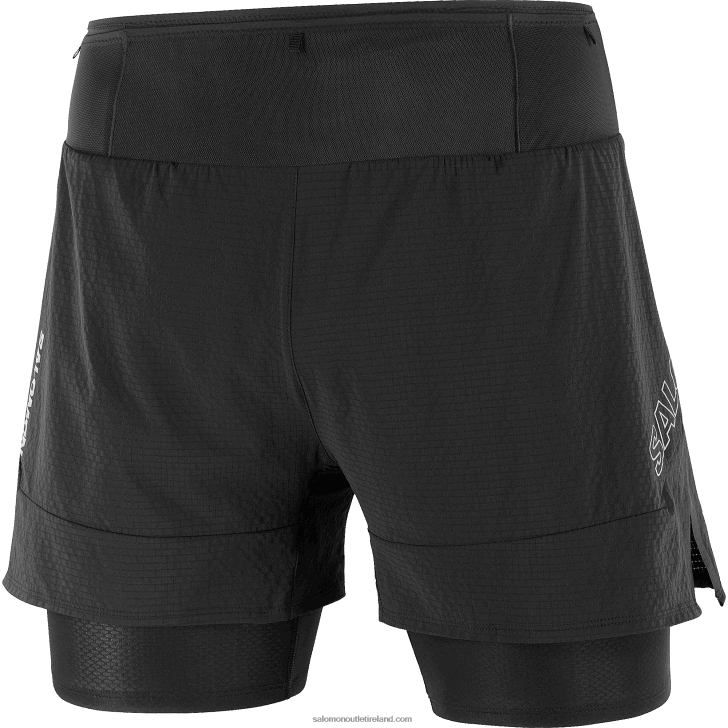 Deep Black 0600F292 Men's Shorts - Sense Aero 2In1 Salomon