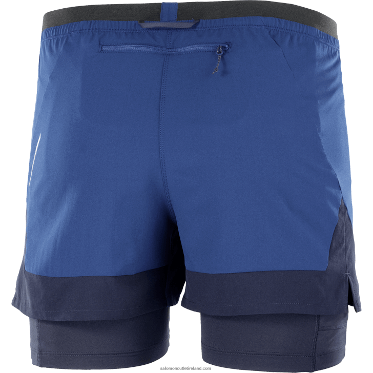 Navy Peony/Night Sky 0600F283 Men's Shorts - Cross 2In1 Salomon