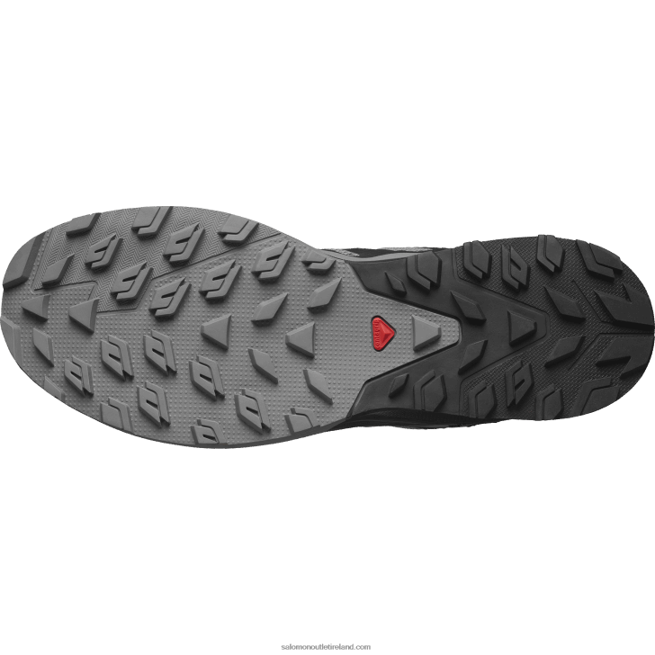 Black/Pewter 0600F22 Men's Hiking Shoes - Outrise Salomon