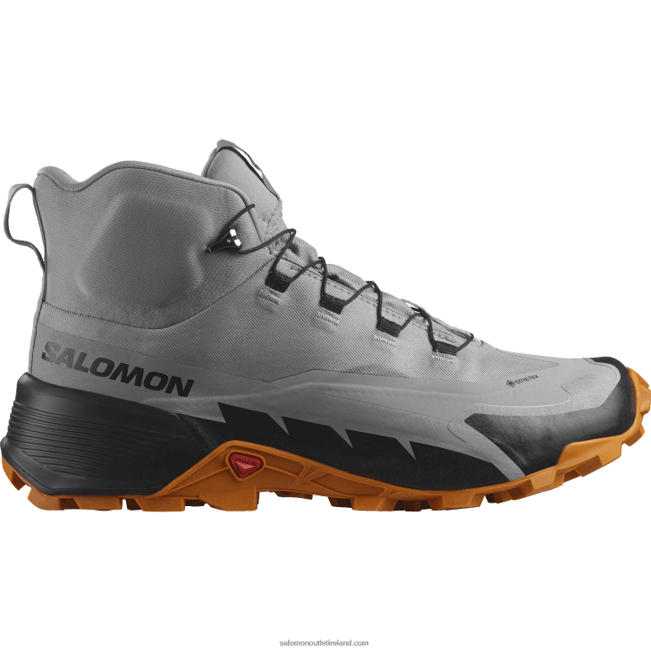 Gull/Marmalade/Black 0600F37 Men's Hiking Boots - Cross Hike 2 Mid Gore-Tex Salomon