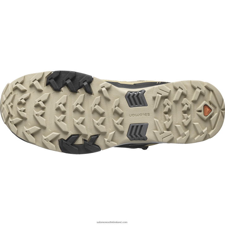 Kelp/Black/Safari 0600F12 Men's Hiking Boots - X Ultra 4 Mid Gore-Tex Salomon