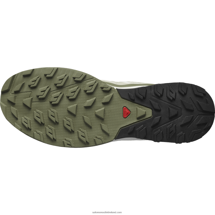 Moss Gray/Deep Lichen Green/Sugar Almond 0600F24 Men's Hiking Shoes - Outrise Salomon