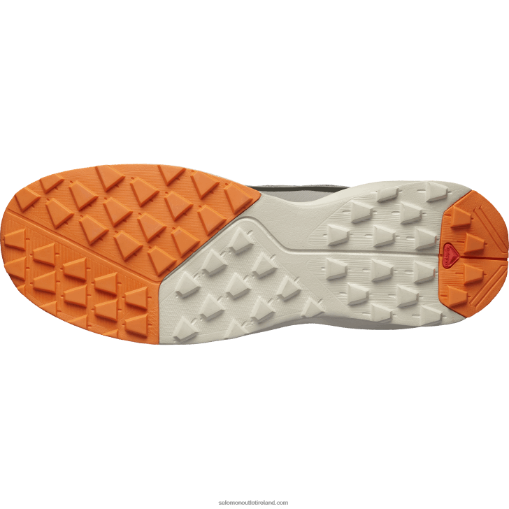 Pewter/Feather Gray/Scarlet Ibis 0600F48 Men's Hiking Shoes - Patrol Salomon