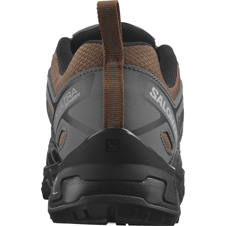 Toffee/Quiet Shade/Mallard Blue 0600F20 Men's Hiking Shoes - X Ultra Pioneer Aero Salomon