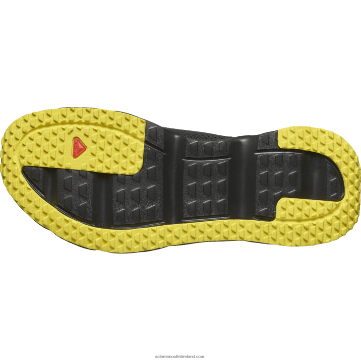 Black/Buttercup 0600F1488 Men's Recovery Shoes - Reelax Slide 6.0 Salomon