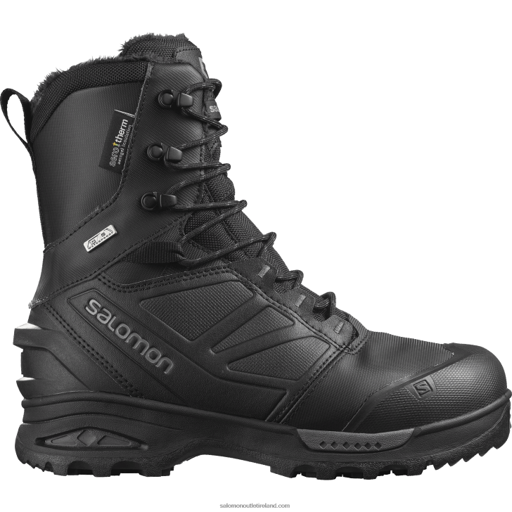 Black/Magnet 0600F1079 Men's Winter Boots - Toundra Pro Clima Waterproof Salomon