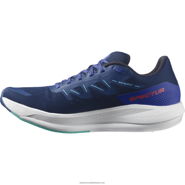 Estate Blue/Dazzling Blue/Mint Leaf 0600F1076 Men's Running Shoes - Spectur Salomon