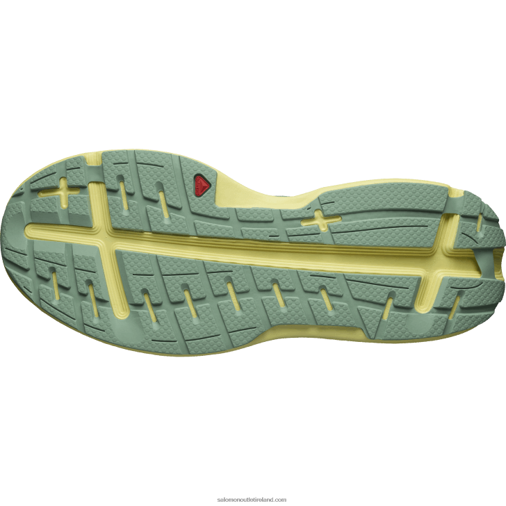 Granite Green/Yellow Iris/White 0600F1062 Men's Running Shoes - Aero Glide Salomon