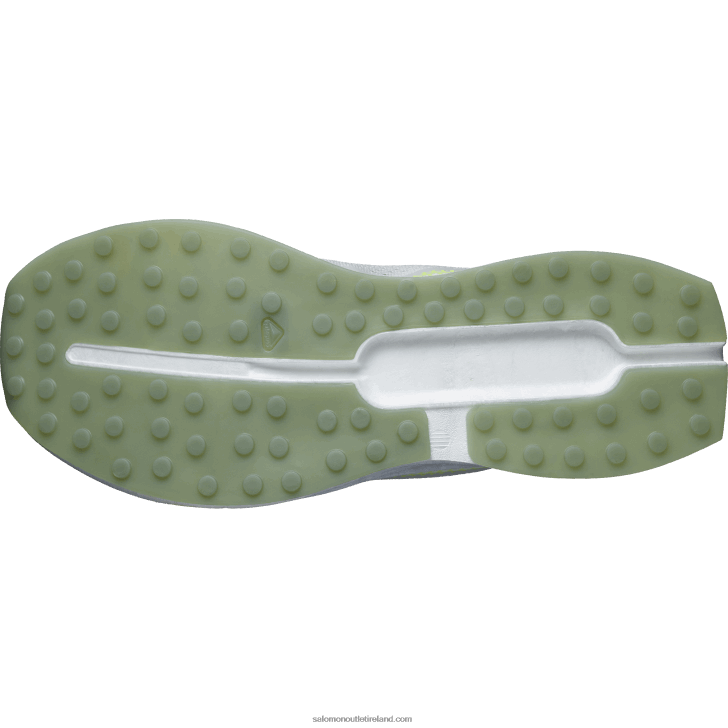 White/Lunar Rock/Safety Yellow 0600F1069 Men's Running Shoes - Index 02 Salomon