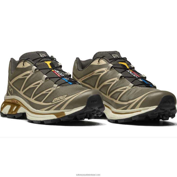 Beluga/Pewter/Dull Gold 0600F71 Men's Sportstyle Shoes - Xt-6 Salomon