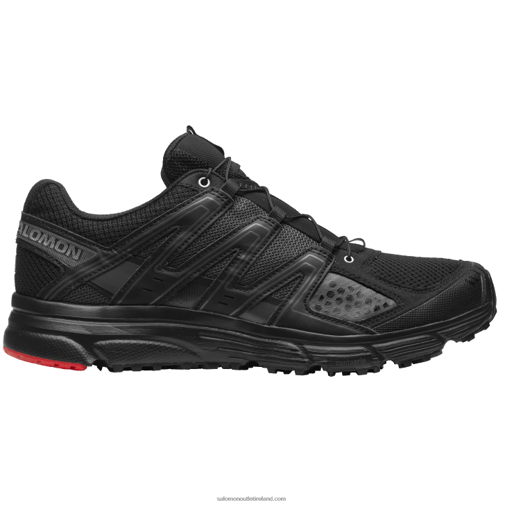Black/Silver Metallic X/Racing Red 0600F203 Men's Sportstyle Shoes - X-Mission 3 Salomon