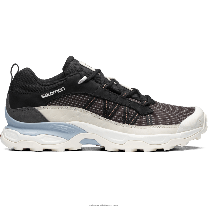 Chocolate Plum/Vanilla Ice/Zen Blue 0600F173 Men's Sportstyle Shoes - Shelter Low Leather Salomon