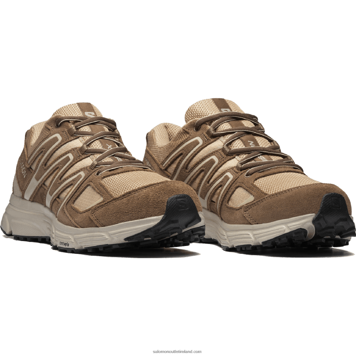Fenugreek/Acorn/Rainy Day 0600F163 Men's Sportstyle Shoes - X-Mission 4 Suede Salomon