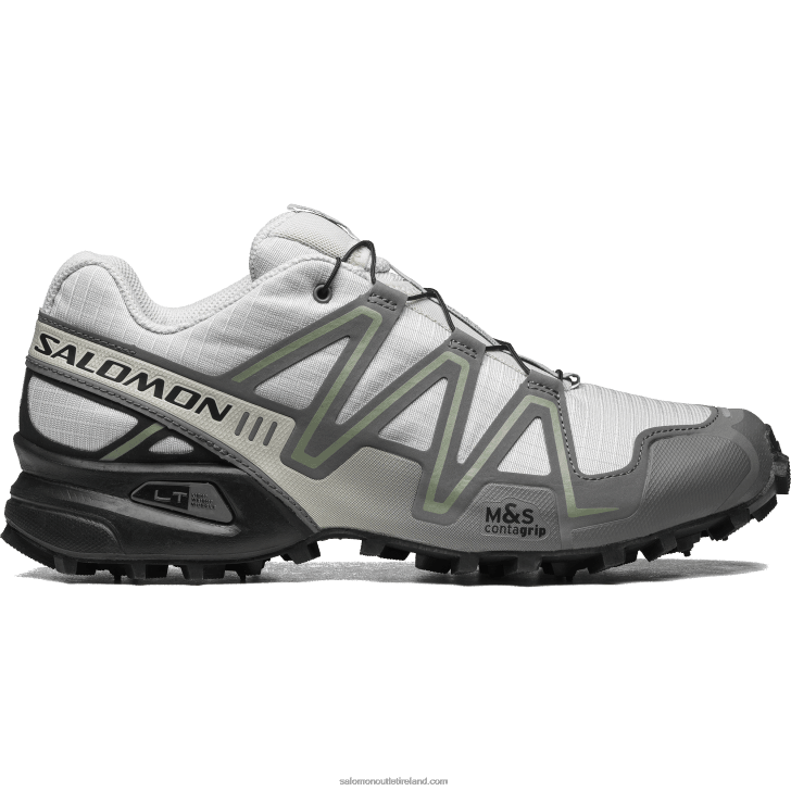 Lunar Rock/Pewter/Lily Pad 0600F180 Men's Sportstyle Shoes - Speedcross 3 Salomon