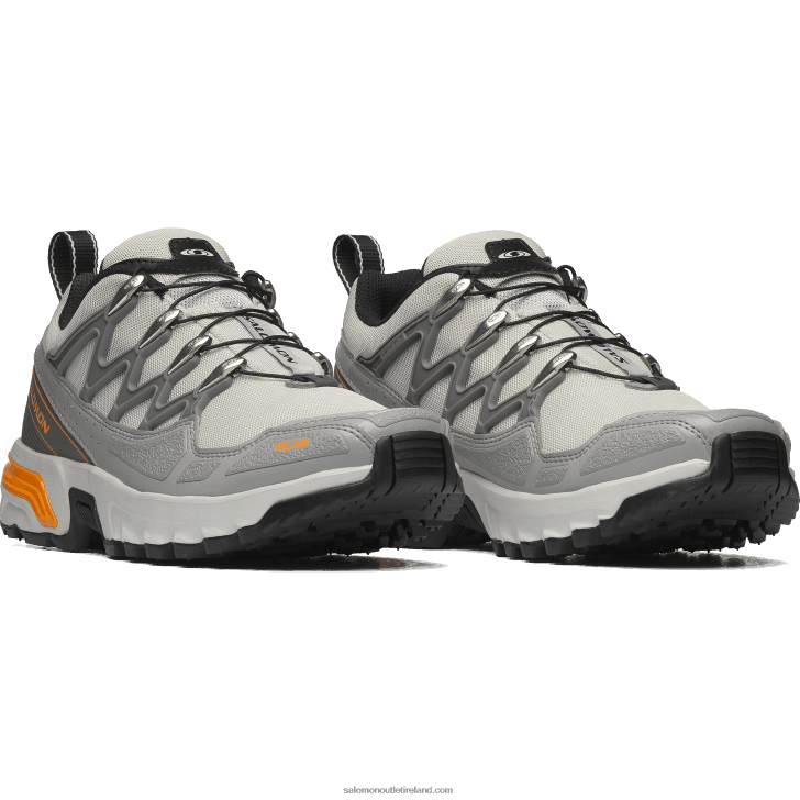 Lunar Rock/Pewter/Turmeric 0600F145 Men's Sportstyle Shoes - Acs + Salomon