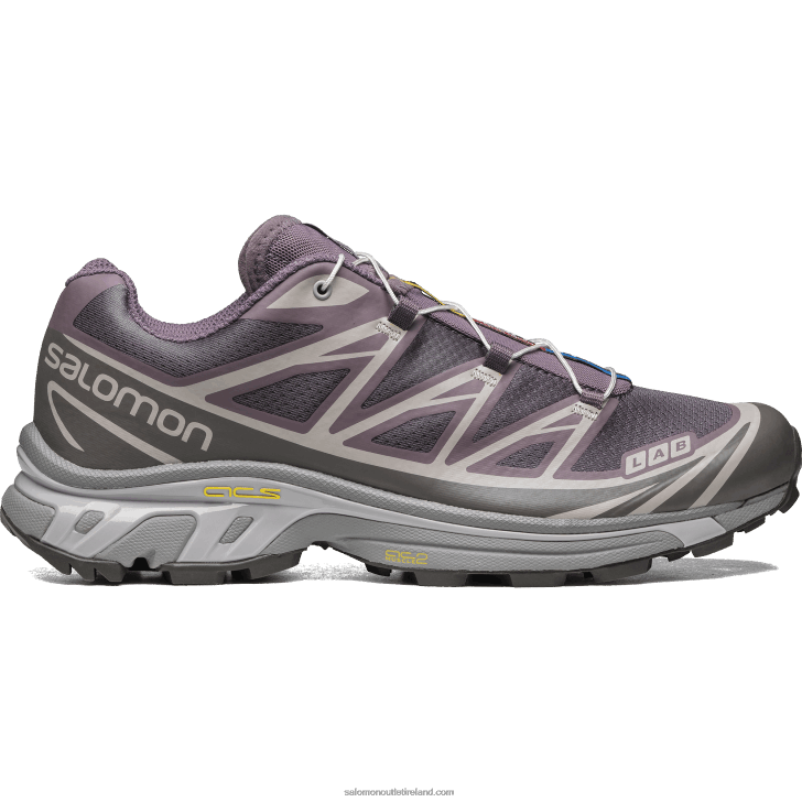Moonscape/Plum Kitten/Gull 0600F79 Men's Sportstyle Shoes - Xt-6 Salomon