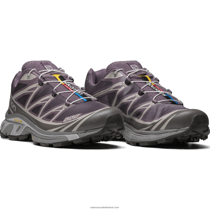 Moonscape/Plum Kitten/Gull 0600F79 Men's Sportstyle Shoes - Xt-6 Salomon