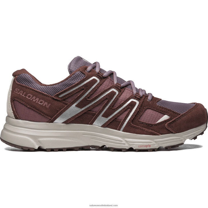 Moonscape/Wild Ginger/Bitter Choc Ltr 0600F166 Men's Sportstyle Shoes - X-Mission 4 Suede Salomon
