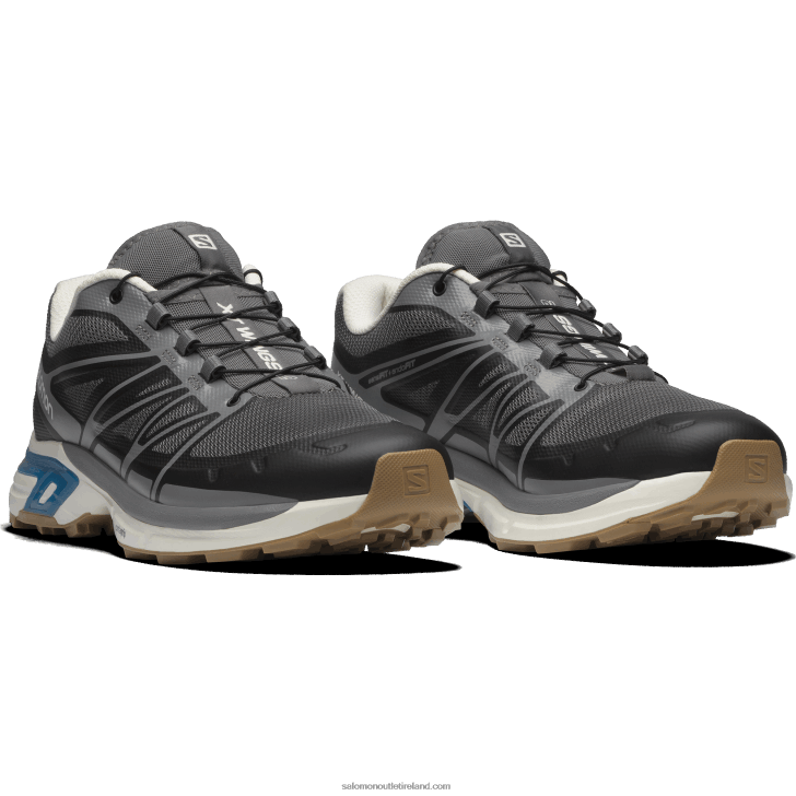 Quiet Shade/Vanilla Ice/Blue Aster 0600F191 Men's Sportstyle Shoes - Xt-Wings 2 Salomon