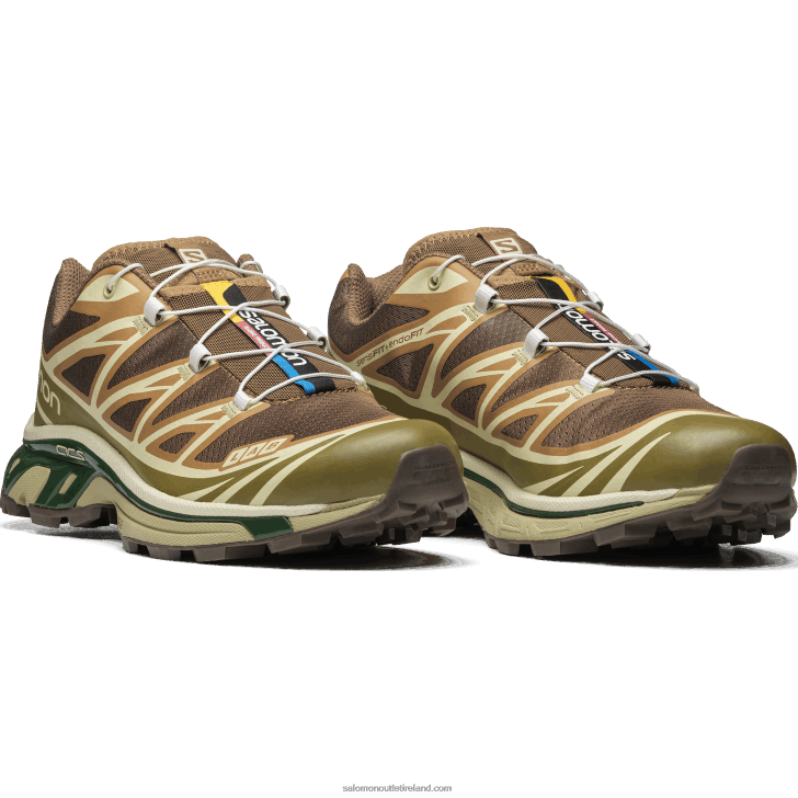 Rubber/Lizard/Eden 0600F81 Men's Sportstyle Shoes - Xt-6 Salomon
