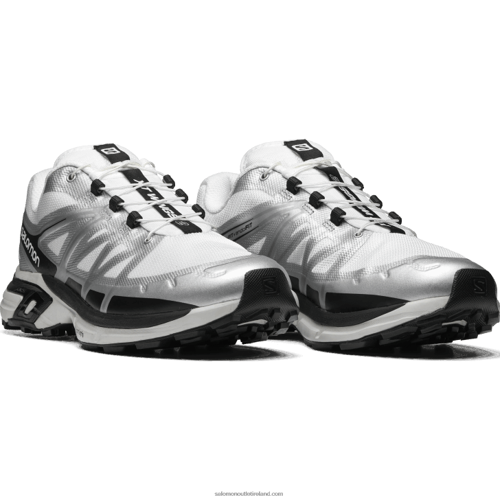 White/Silver Metallic X/Black 0600F194 Men's Sportstyle Shoes - Xt-Wings 2 Salomon