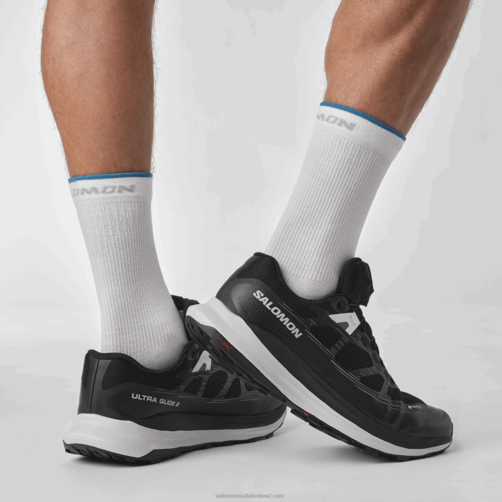 Black/Lunar Rock/White 0600F1443 Men's Trail Running Shoes - Ultra Glide 2 Gore-Tex Salomon