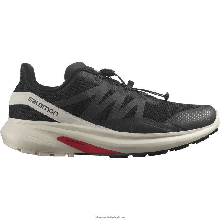 Black/Rainy Day 0600F1485 Men's Trail Running Shoes - Hypulse Salomon