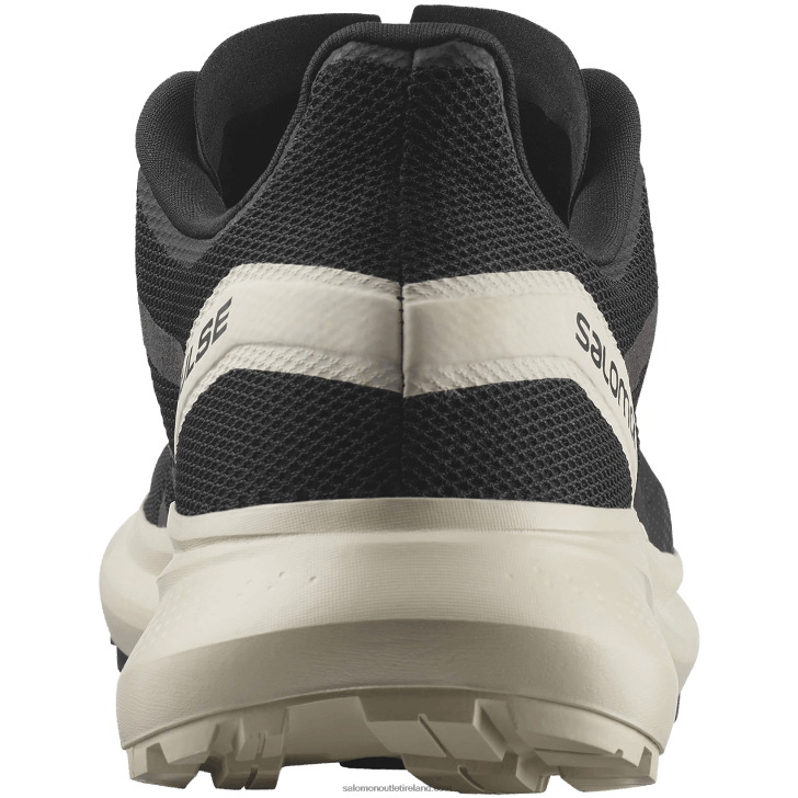 Black/Rainy Day 0600F1485 Men's Trail Running Shoes - Hypulse Salomon