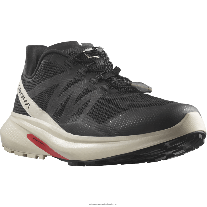 Black/Rainy Day 0600F1485 Men's Trail Running Shoes - Hypulse Salomon