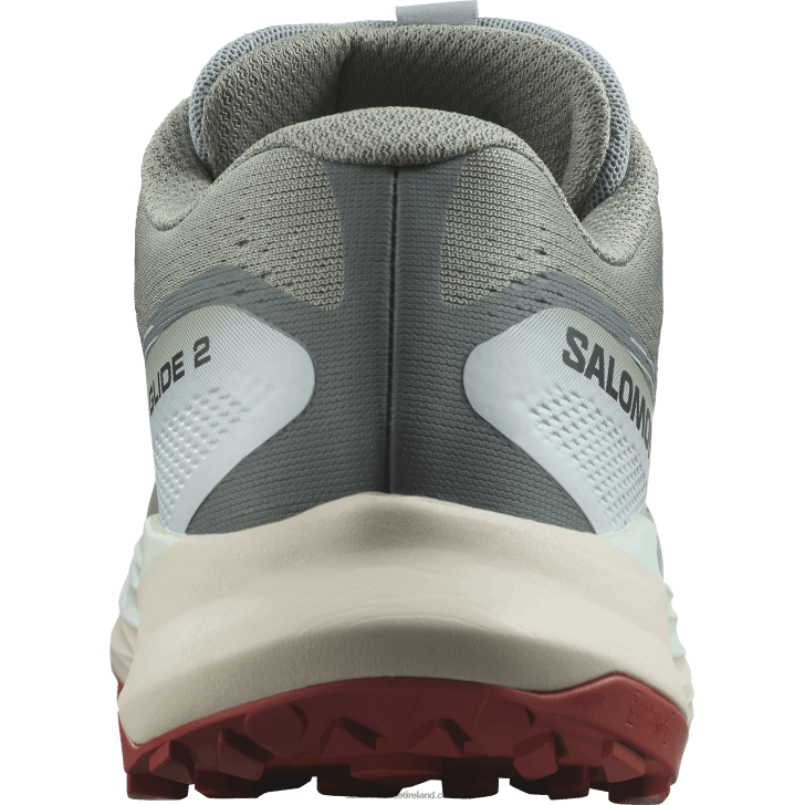 Lily Pad/Bleached Aqua/Hot Sauce 0600F1440 Men's Trail Running Shoes - Ultra Glide 2 Salomon