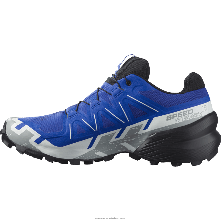 Nautical Blue/Black/White 0600F1467 Men's Trail Running Shoes - Speedcross 6 Gore-Tex Salomon