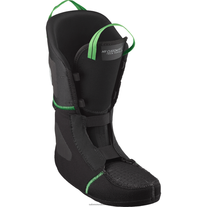 Black/Pastel Neon Green 1/Rainy Day 0600F1233 Men's Touring Boots - Mtn Summit Pure Salomon