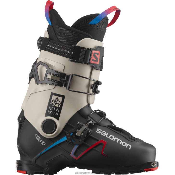 Black/Rainy Day/Red 0600F1214 Men's Touring Boots - S/Lab Mtn Salomon