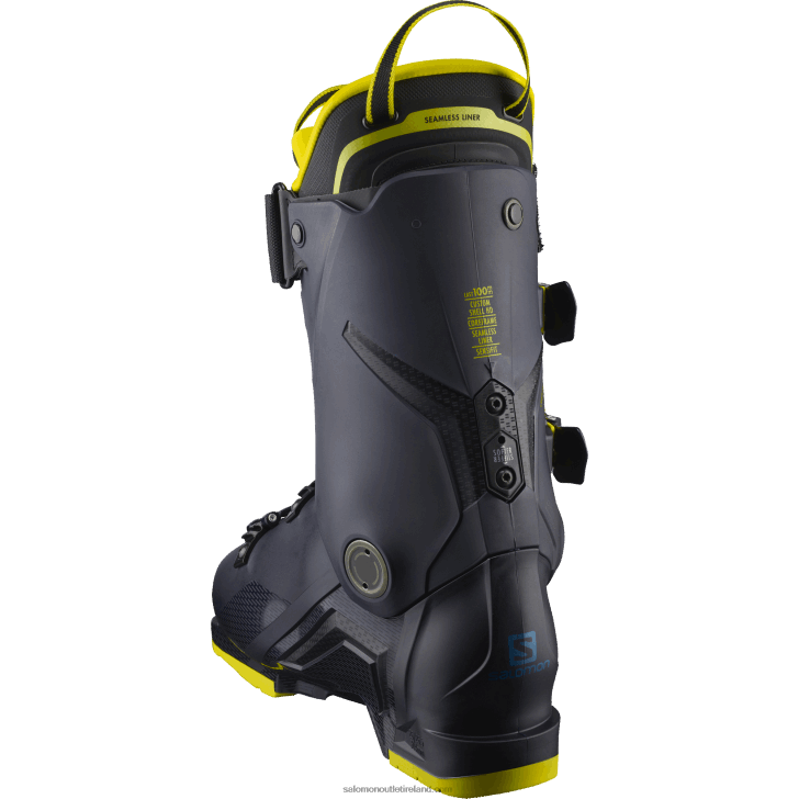 Night Sky/Safety Yellow/Medieval Blue 0600F1217 Men's On-Piste Boots - S/Pro 130 Salomon