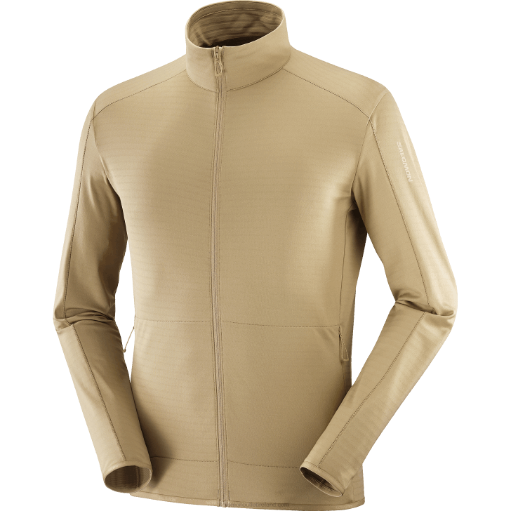 Kelp 0600F552 Men's Full Zip Midlayer Jacket - Essential Lightwarm Salomon