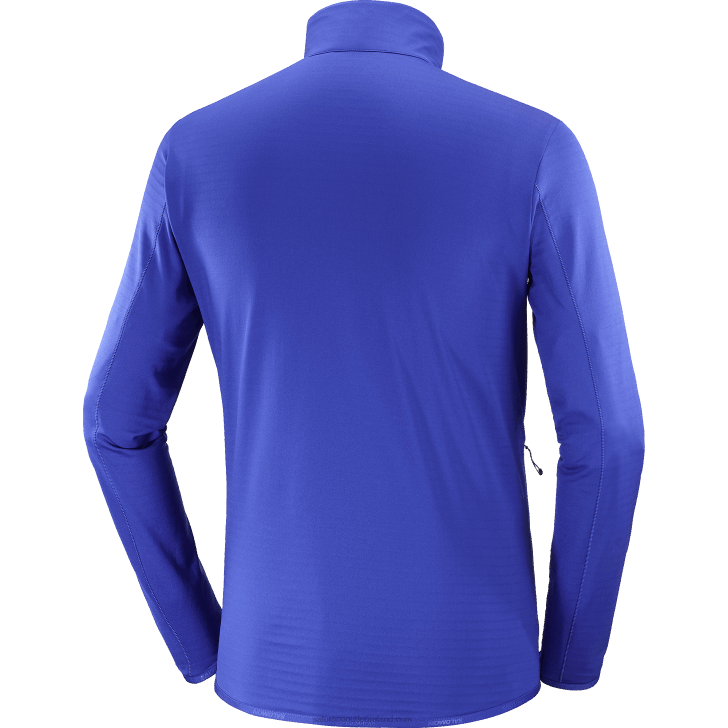 Surf The Web 0600F554 Men's Full Zip Midlayer Jacket - Essential Lightwarm Salomon